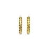 Gold Round Earrings