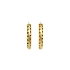 Gold Round Earrings