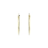 Gold Round Earrings