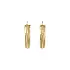 Gold Round Earrings