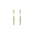 Gold Round Earrings