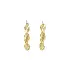 Gold Round Earrings