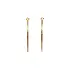 Gold Round Earrings