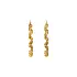 Gold Round Earrings