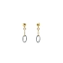 Earrings made of Combination Gold
