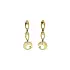 Gold dangle earrings