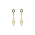 Gold dangle earrings