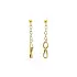 Gold dangle earrings
