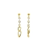 Gold dangle earrings