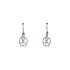 Children's Earrings with White Gold Zircons