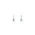 White Gold Topaz Earrings