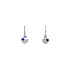 Children's Earrings with Sapphires in White Gold
