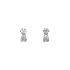 Elegant White Gold Earrings with Minimalist Design