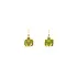 Gold Earrings with Peridot