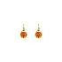 Gold Earrings with Quartz