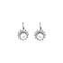 Timeless Beauty of Pearls and Zircons in White Gold Earrings