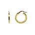 Elegant Yellow Gold Hoop Earrings