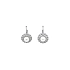 White Gold Pearl Earrings