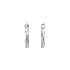 White Gold Round Earrings