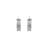 White Gold Round Earrings