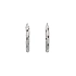 White Gold Round Earrings