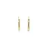 Gold Round Earrings