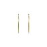Gold Round Earrings