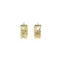 Gold Round Earrings