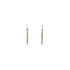 Round Earrings made of Combination Gold
