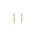 Gold Round Earrings