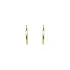 Gold Round Earrings