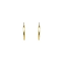 Gold Round Earrings