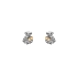 Gold Earrings with Zircons