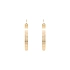 Gold Round Earrings