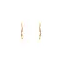 Gold Round Earrings