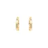 Gold Round Earrings