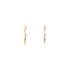 Gold Round Earrings