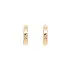 Gold Round Earrings