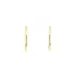 Gold Round Earrings