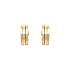Gold Round Earrings