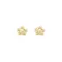 Gold Pecky Earrings Flowers