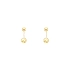 Gold Earrings Beads