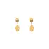 Gold dangle earrings