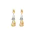 Earrings made of Combination Gold