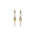 Gold dangle earrings