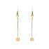 Gold dangle earrings