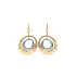 Gold Combination dangle earrings
