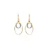 Gold Combination dangle earrings
