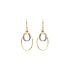 Gold Combination dangle earrings