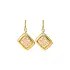 Gold dangle earrings